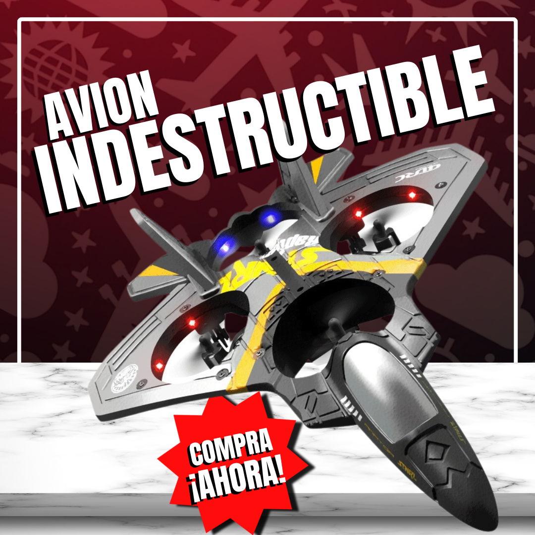 Avion Indestructible 4 Helices con Control Remoto + Envio GRATIS